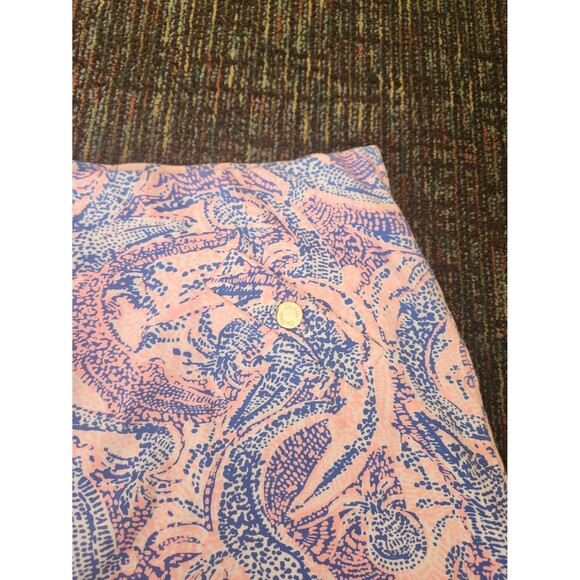 Lilly Pulitzer Mini Madison Skort in "Coastal Blue Maybe Gator" Size L - Picture 2 of 7
